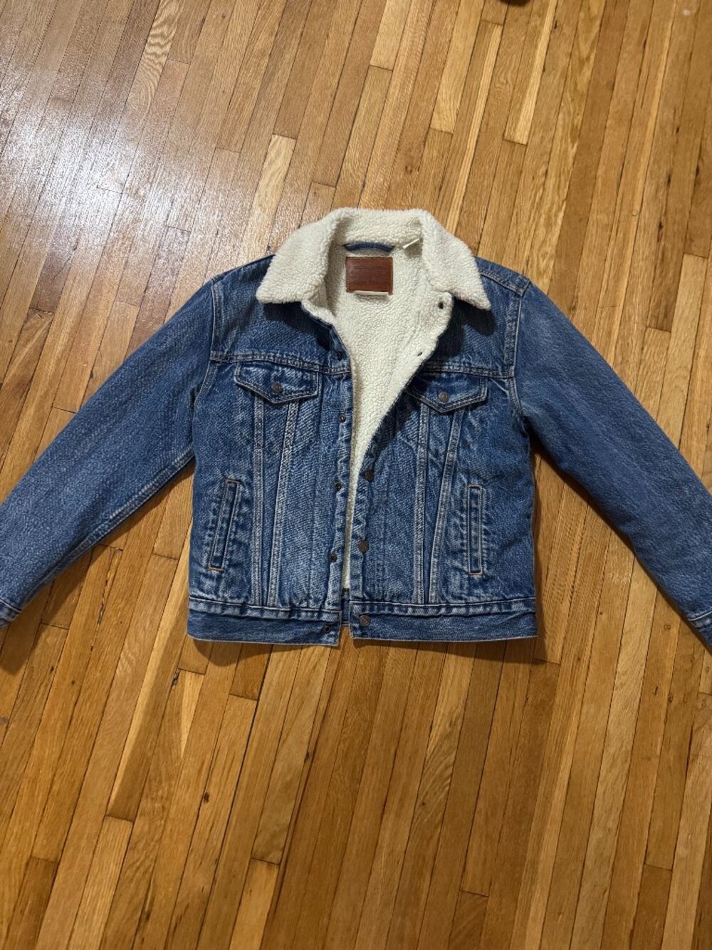 Levi's Denim Sherpa Jean Jacket XS